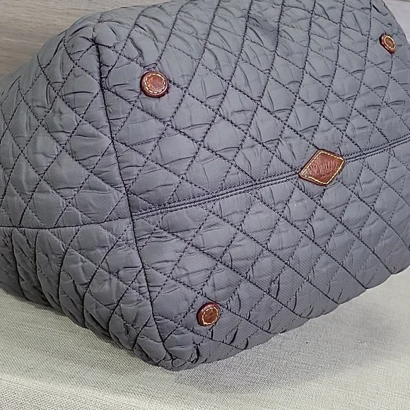 MZ Wallace Charcoal Quilted Tote - Picture 8 of 16